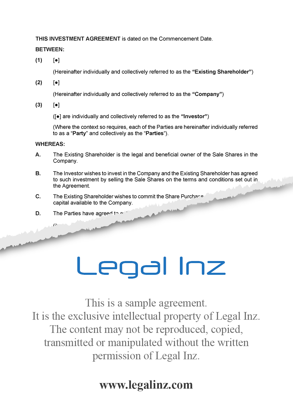 Agreement Sample